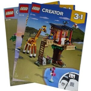 Lego Creator 31116 Instructions Manual Booklet ONLY Safari Treehouse Replacement